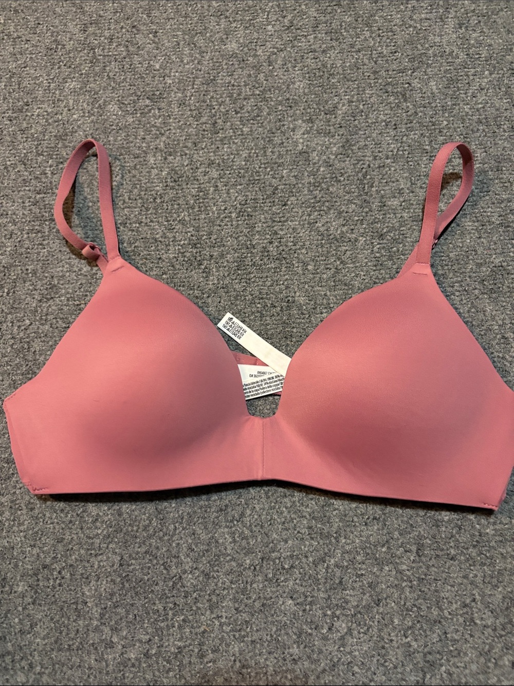 PINK Victoria's Secret Seamless Lightly Padded Bra - Dusty Rose Pink